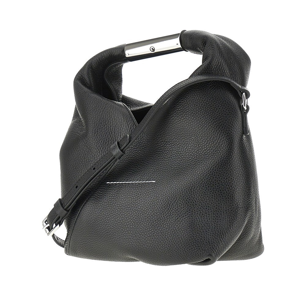 Grained leather small Japanese bag