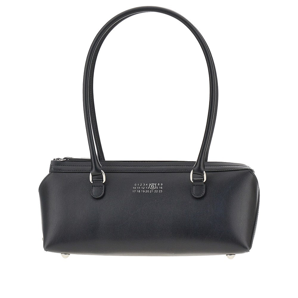 Leather small 'Bauletto' shoulder bag