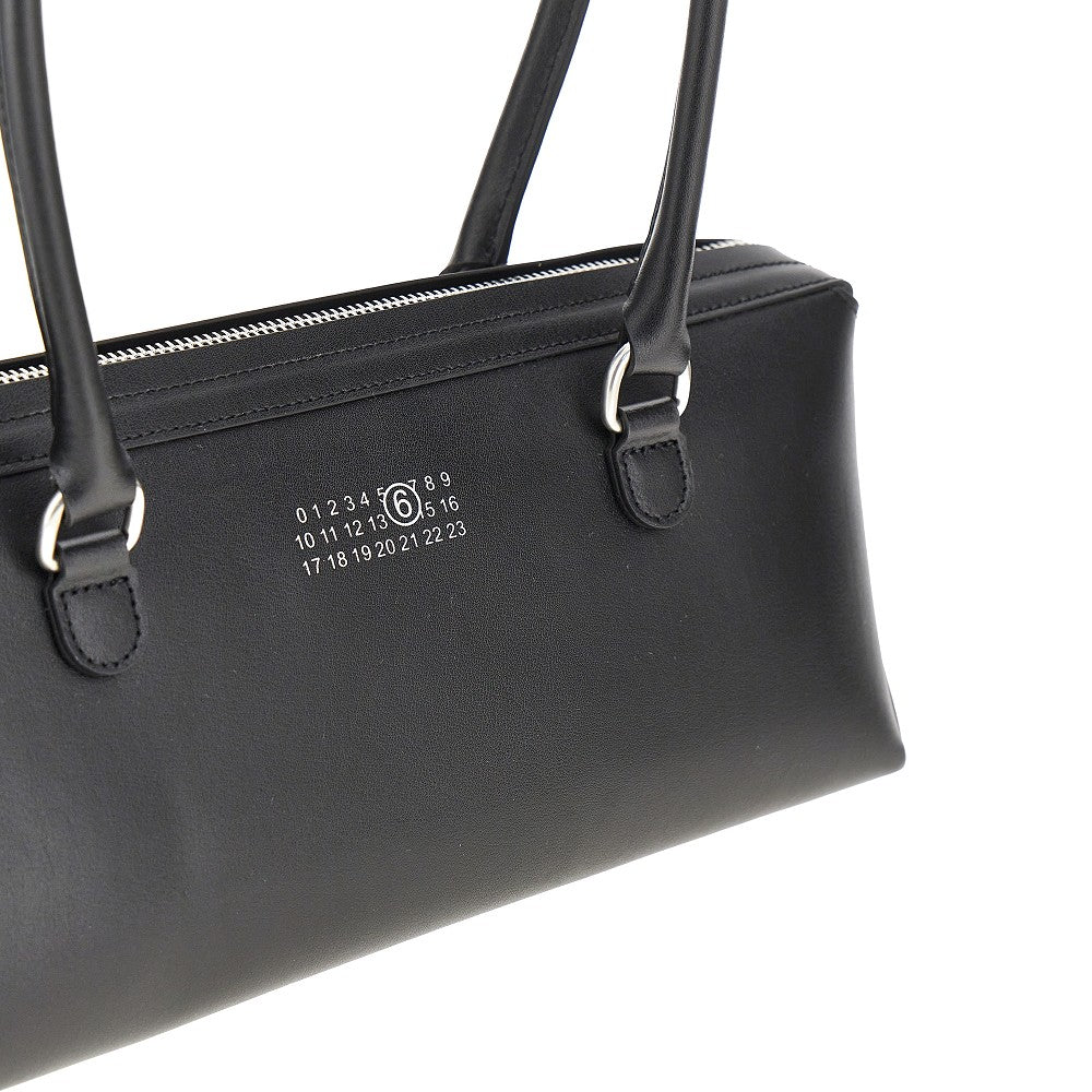 Leather small 'Bauletto' shoulder bag