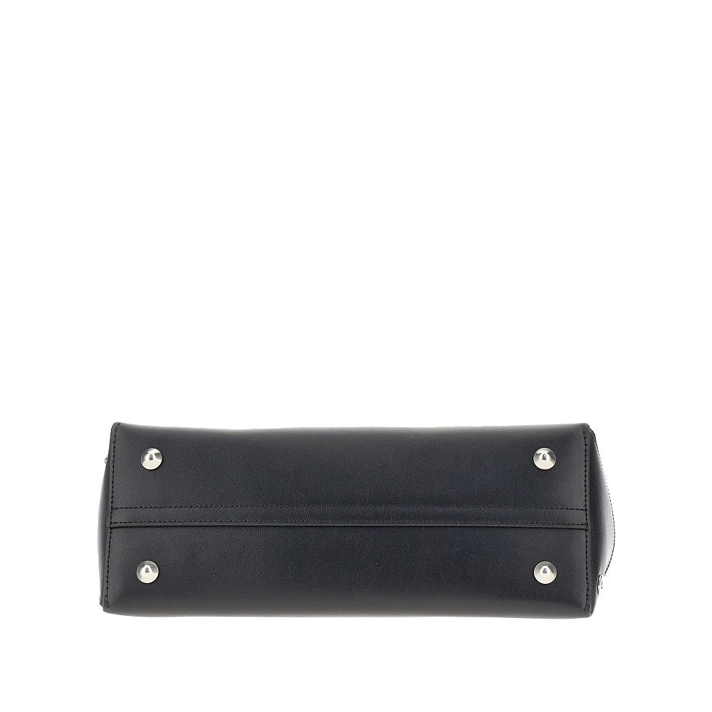 Leather small 'Bauletto' shoulder bag