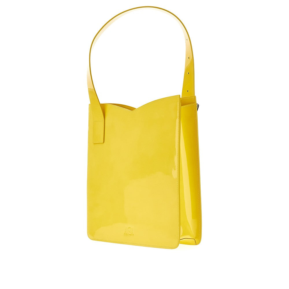 Patent leather &#39;Iron&#39; tote bag