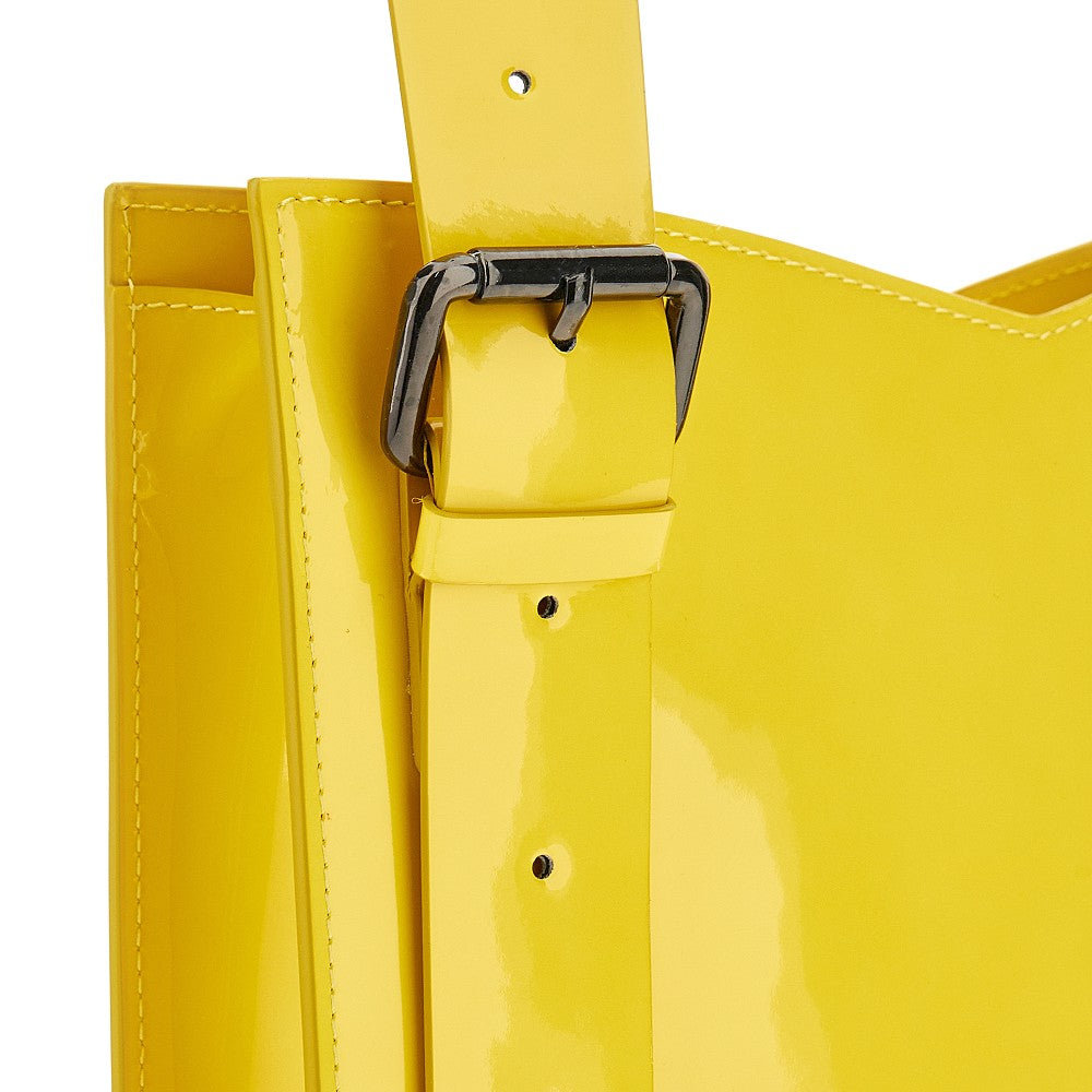 Patent leather &#39;Iron&#39; tote bag