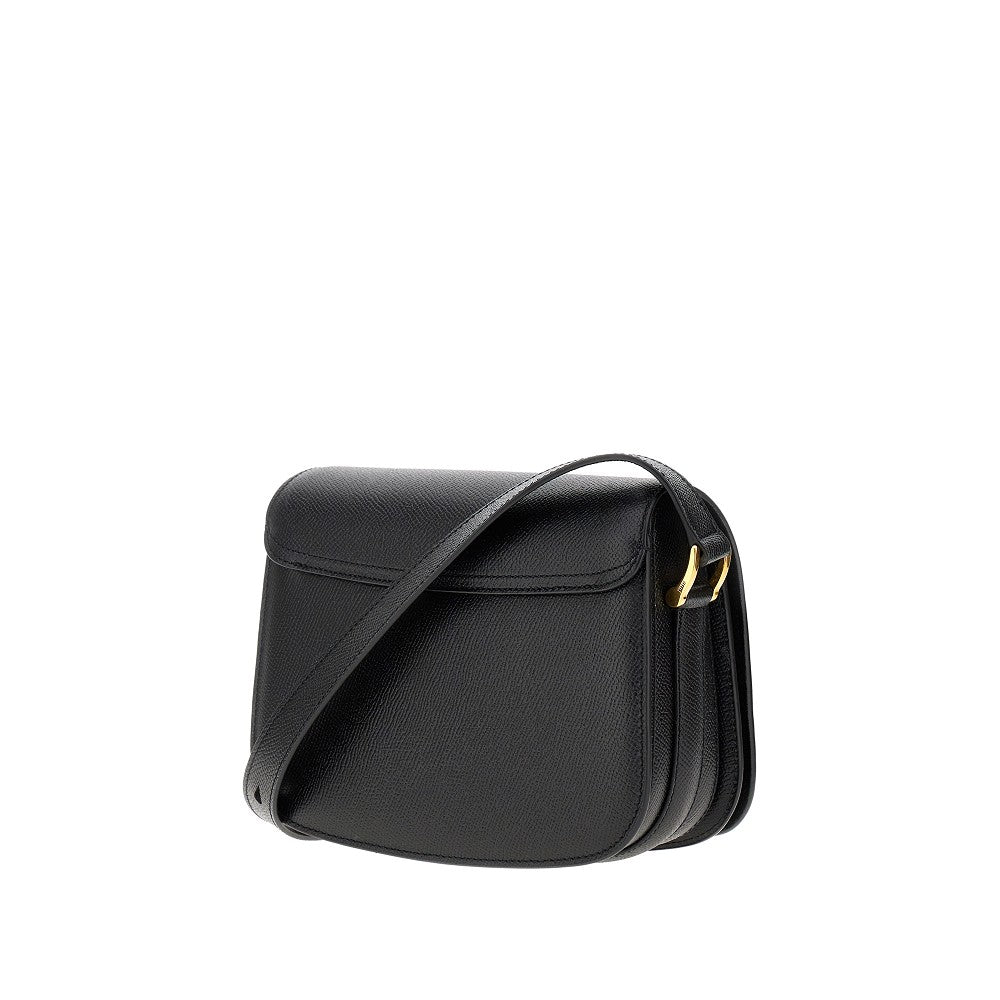 Grained leather small &#39;Paris Paris&#39; bag