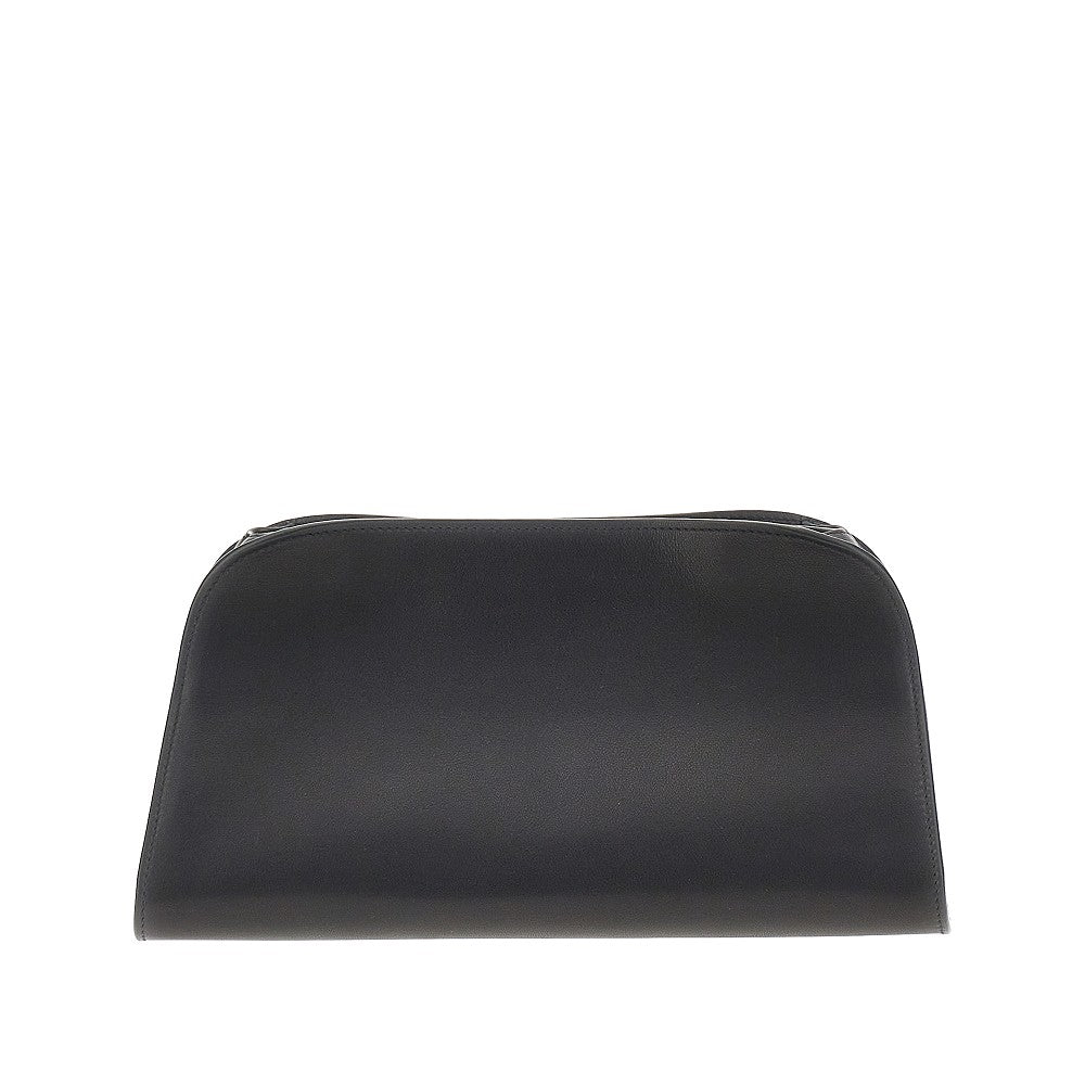 'Peggy' leather clutch