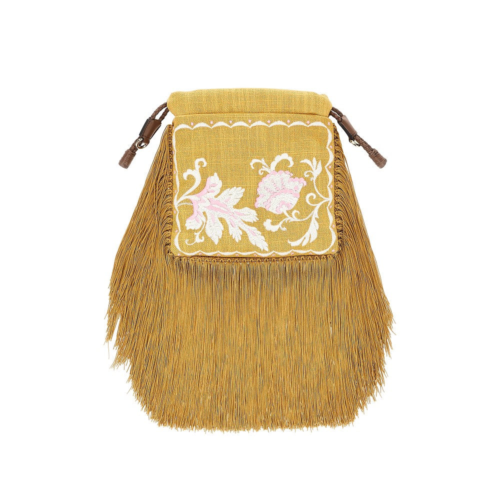 Borsa 'Kalispera piccola' con ricami