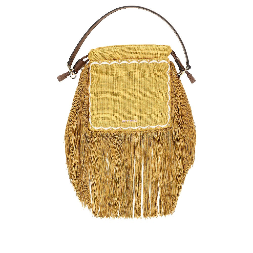 Borsa 'Kalispera piccola' con ricami