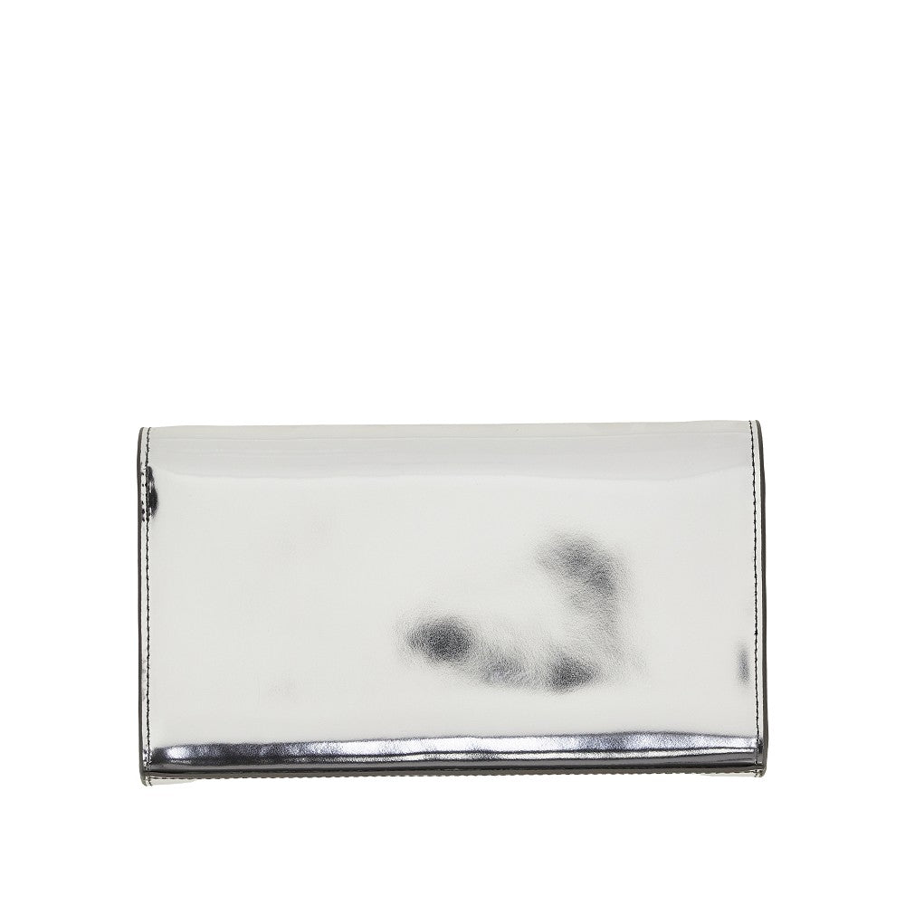 '1dr' metallized leather pouch