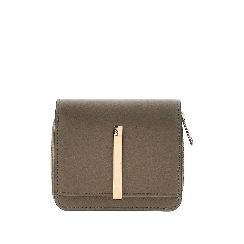 Portafoglio bi-fold piccolo in pelle