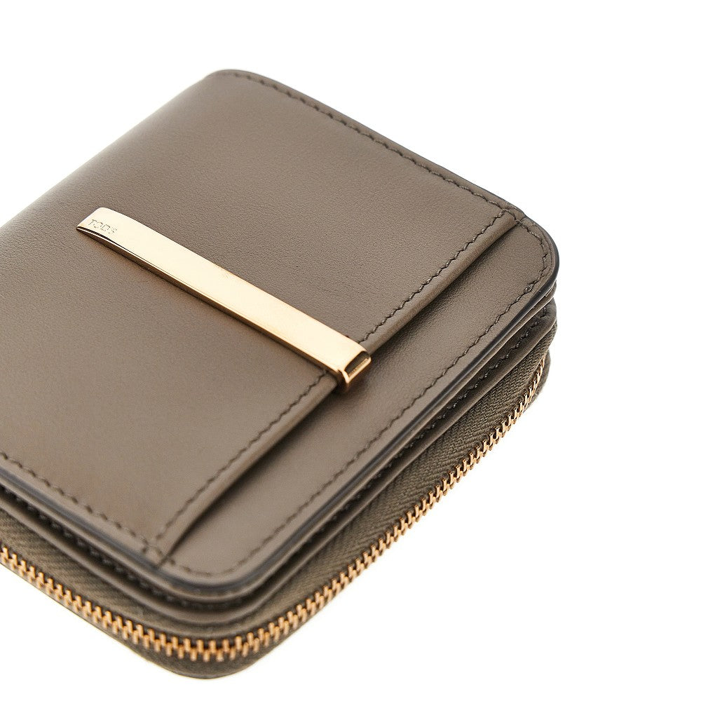 Portafoglio bi-fold piccolo in pelle