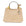 Grained leather micro shopping bag