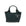 Grained leather mini shopping bag