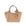 Grained leather mini shopping bag