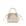 Grained leather small shopping bag