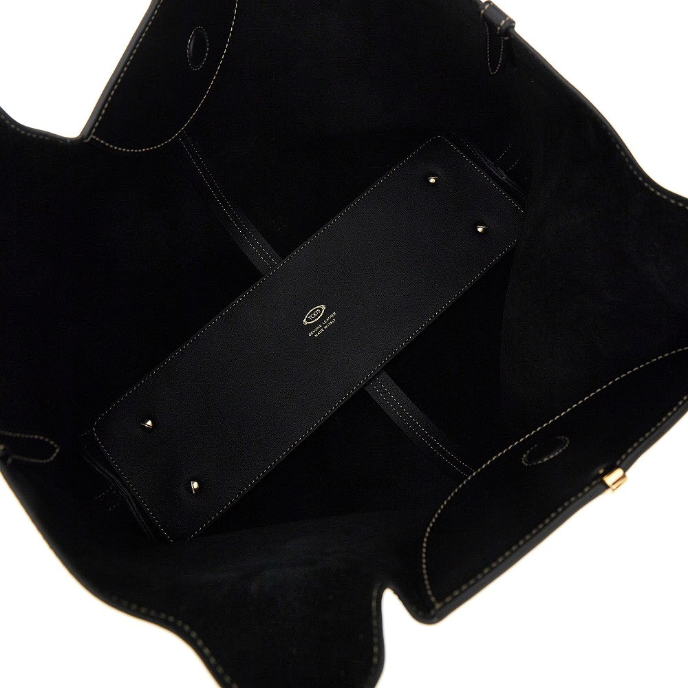Shopping bag Medio-Piccola in pelle