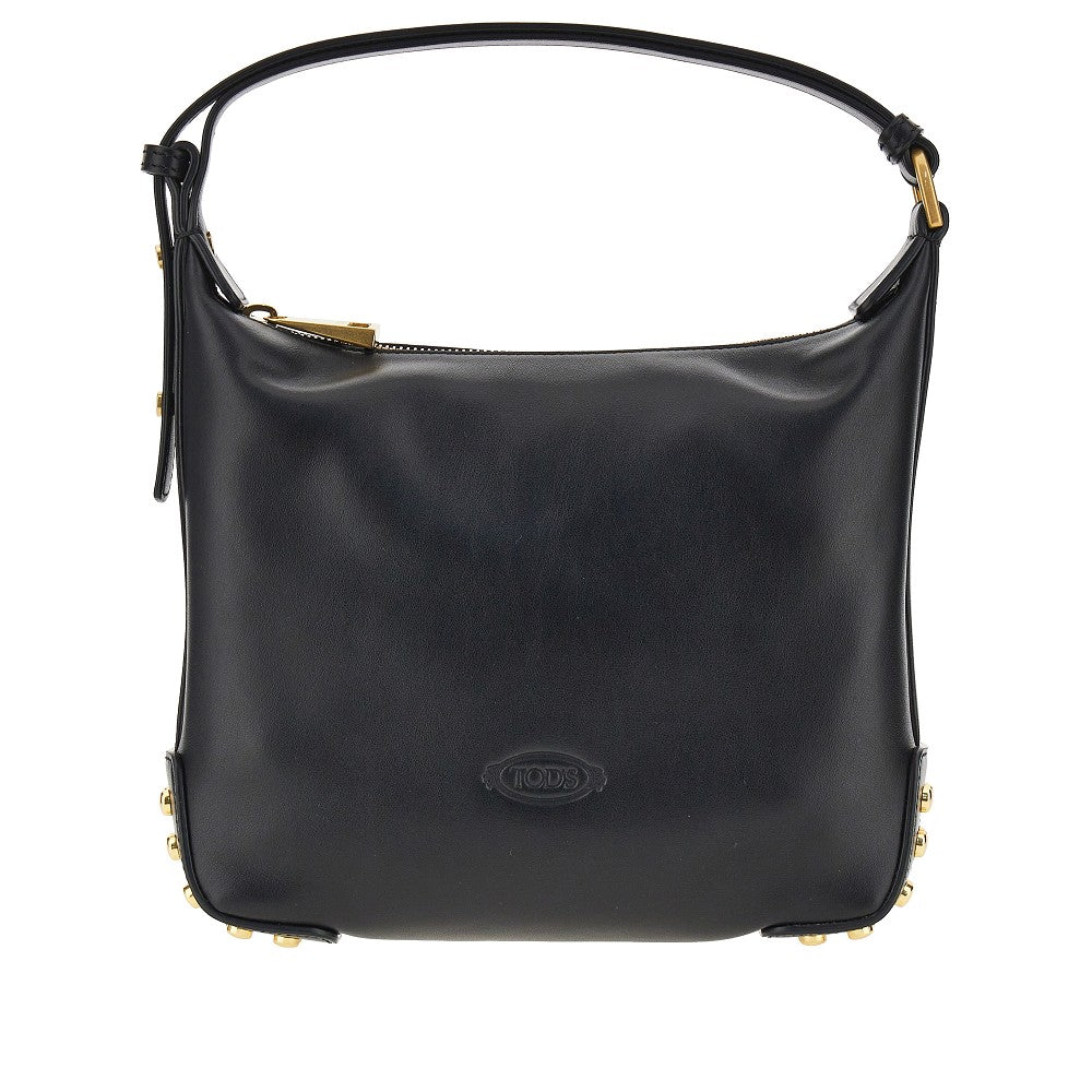 Borsa Mini Metal Dots in pelle