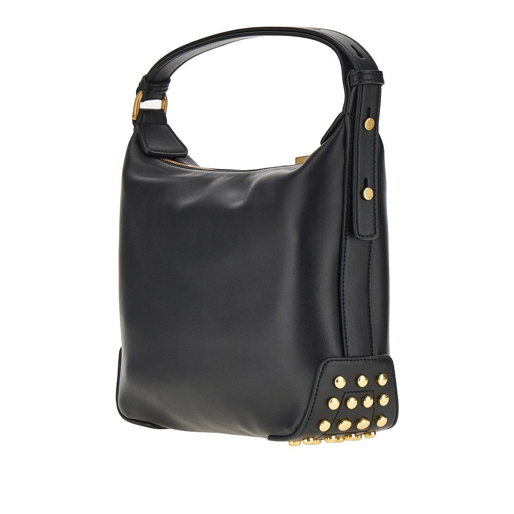 Borsa Mini Metal Dots in pelle