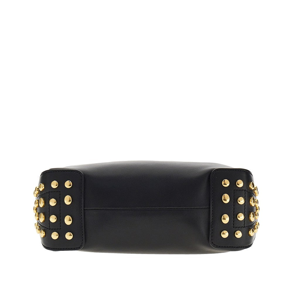 Borsa Mini Metal Dots in pelle