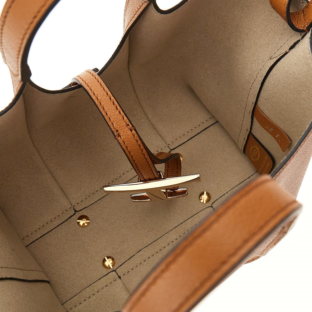 Grain leather micro T Timeless shopping bag