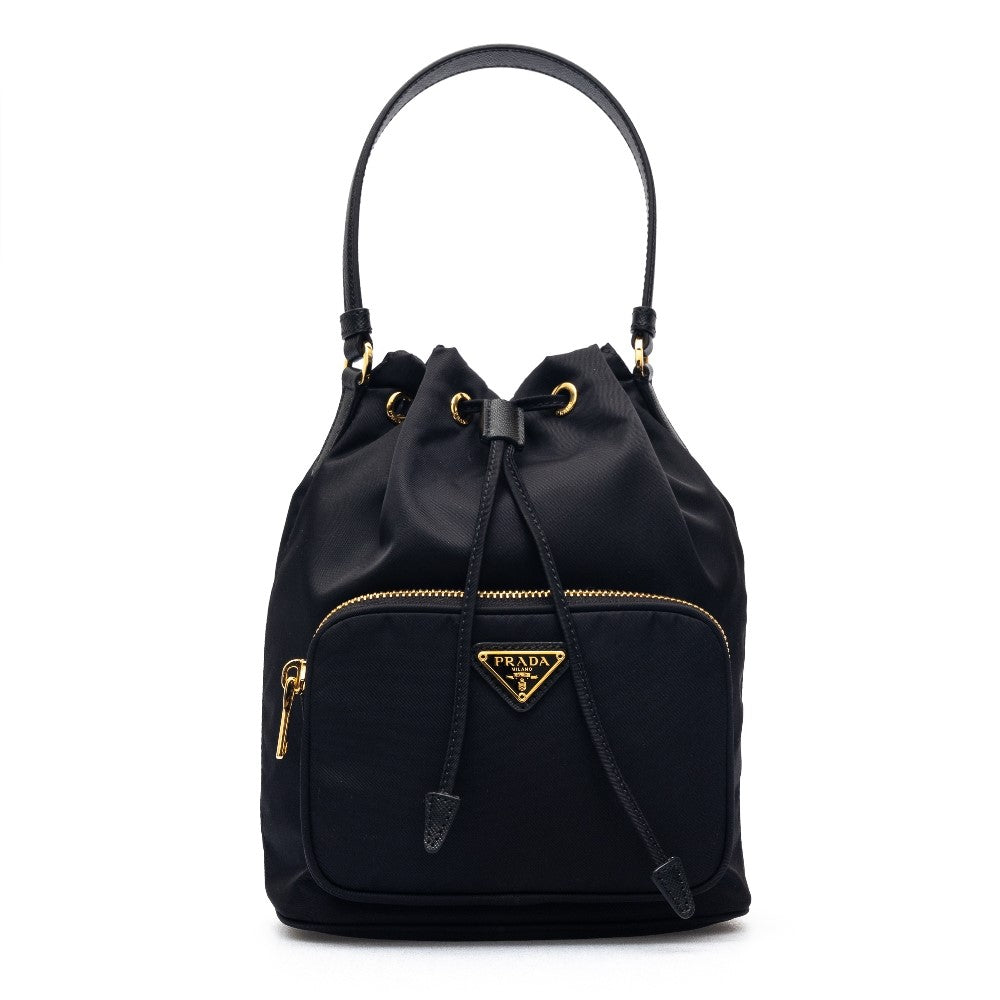 Borsa secchiello 'Prada Duet' in Re-Nylon