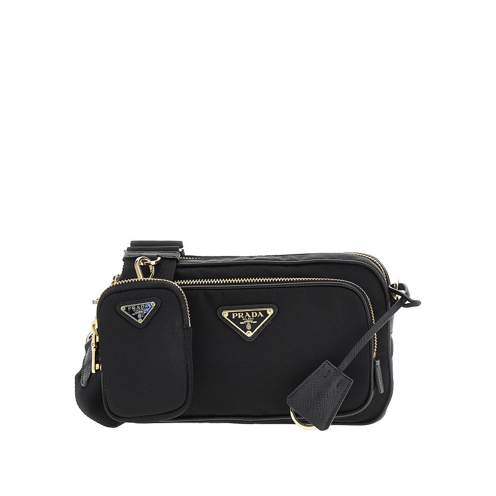 Borsa a tracolla mini in Re-Nylon