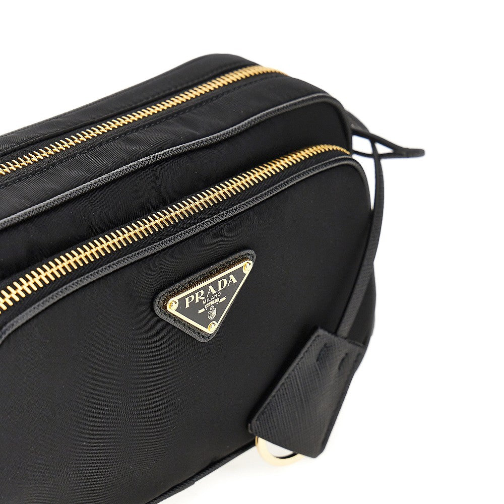 Borsa a tracolla mini in Re-Nylon