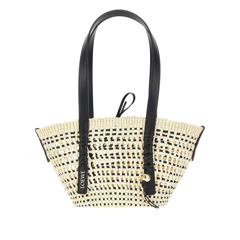 Braided palm small 'Braid' basket bag