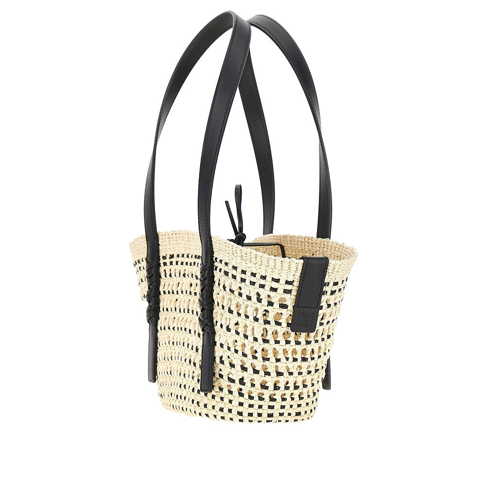 Braided palm small 'Braid' basket bag