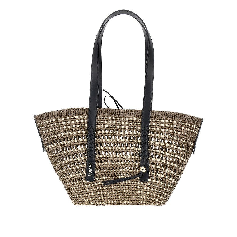 Braided palm medium  'Braid' basket bag
