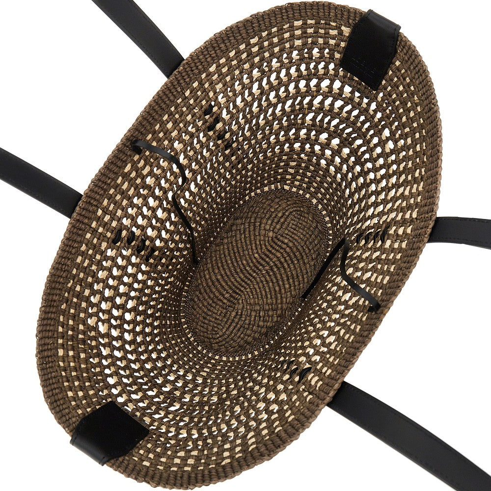 Braided palm medium  'Braid' basket bag