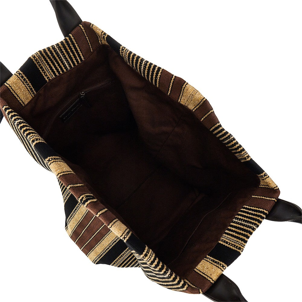 Silk and wool-blend knitted Shopping Bag