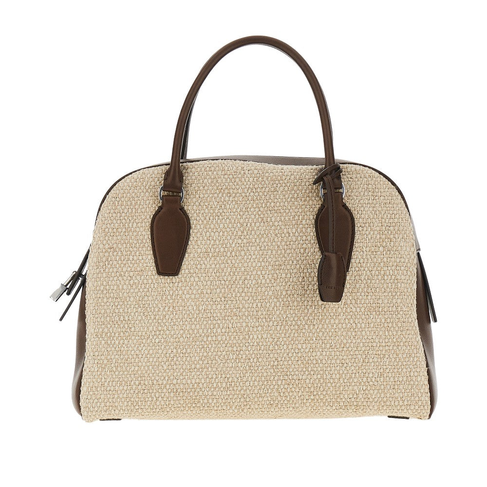 Borsa 'India 12.00' in tela e pelle
