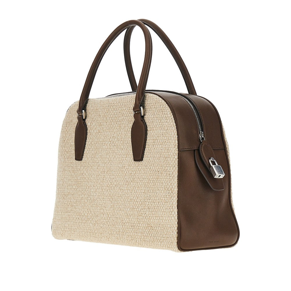 Borsa 'India 12.00' in tela e pelle