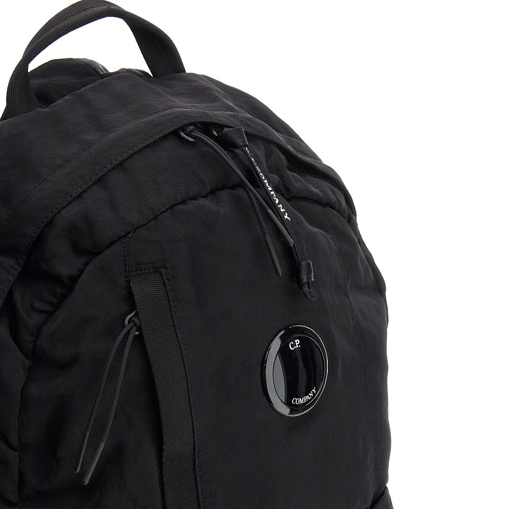 Nylon B backpack with lens detail