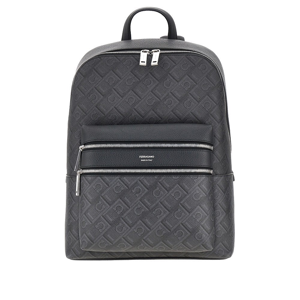 Zaino in tela spalmata 'Ferragamo Monogram'