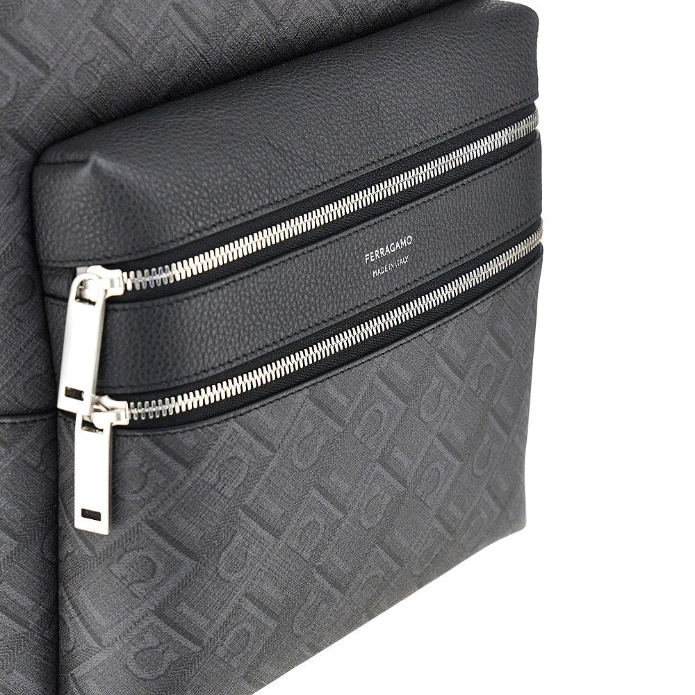 Zaino in tela spalmata 'Ferragamo Monogram'