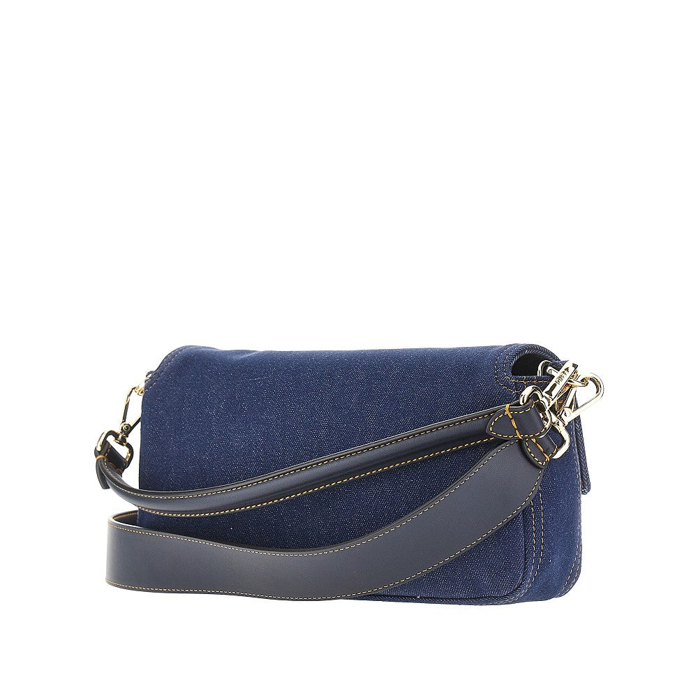 Borsa 'Baguette' reversibile in denim