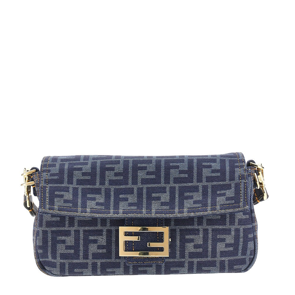 Borsa 'Baguette' reversibile in denim