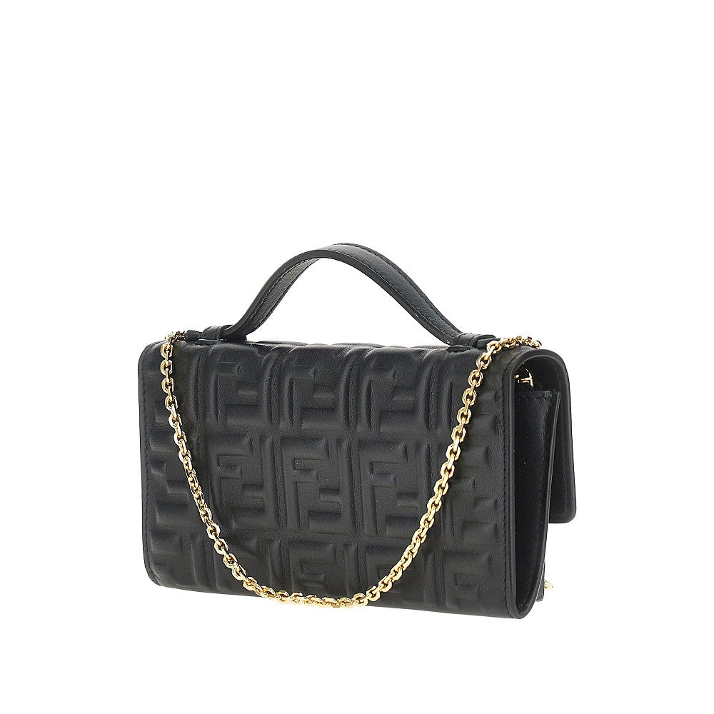 Clutch/portafoglio 'Baguette' in nappa FF