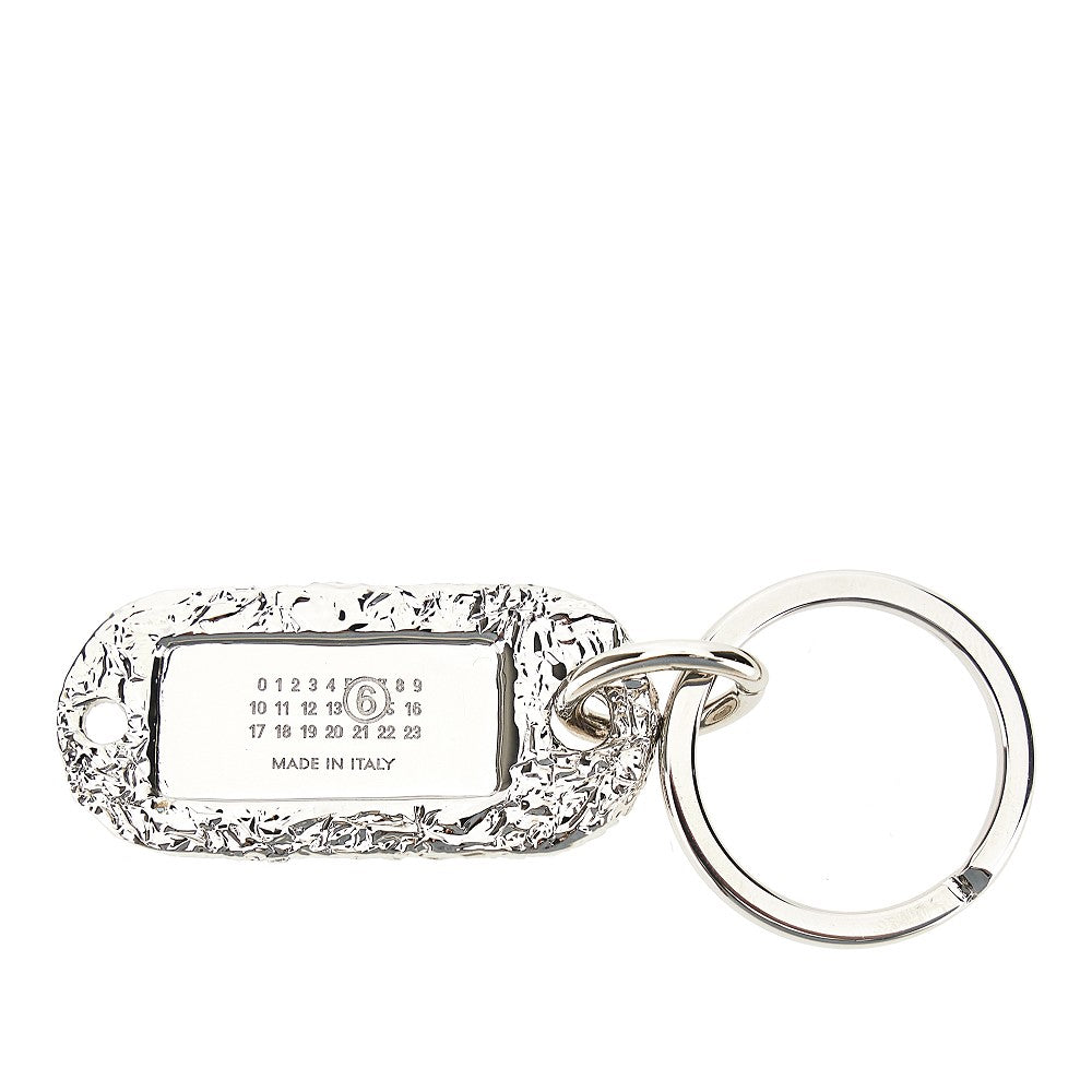 Numeric logo plate key-ring