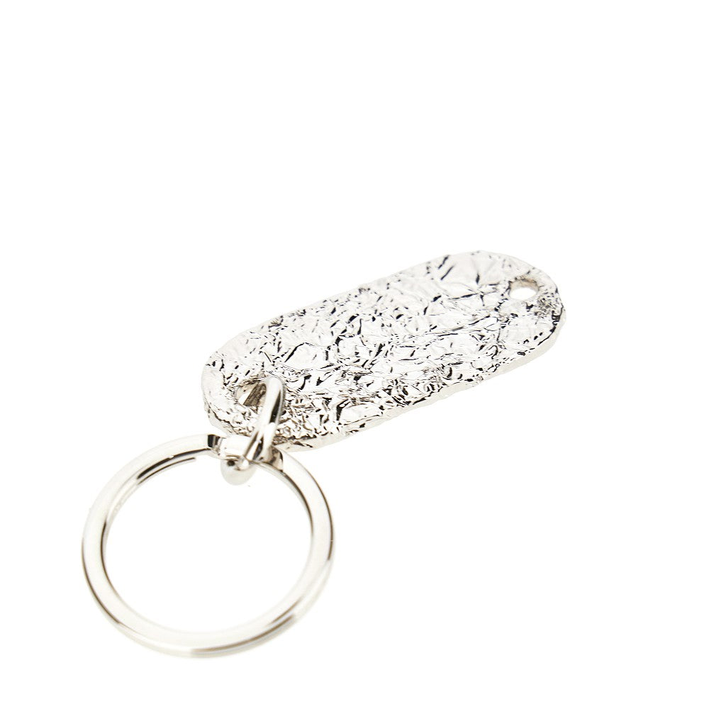 Numeric logo plate key-ring