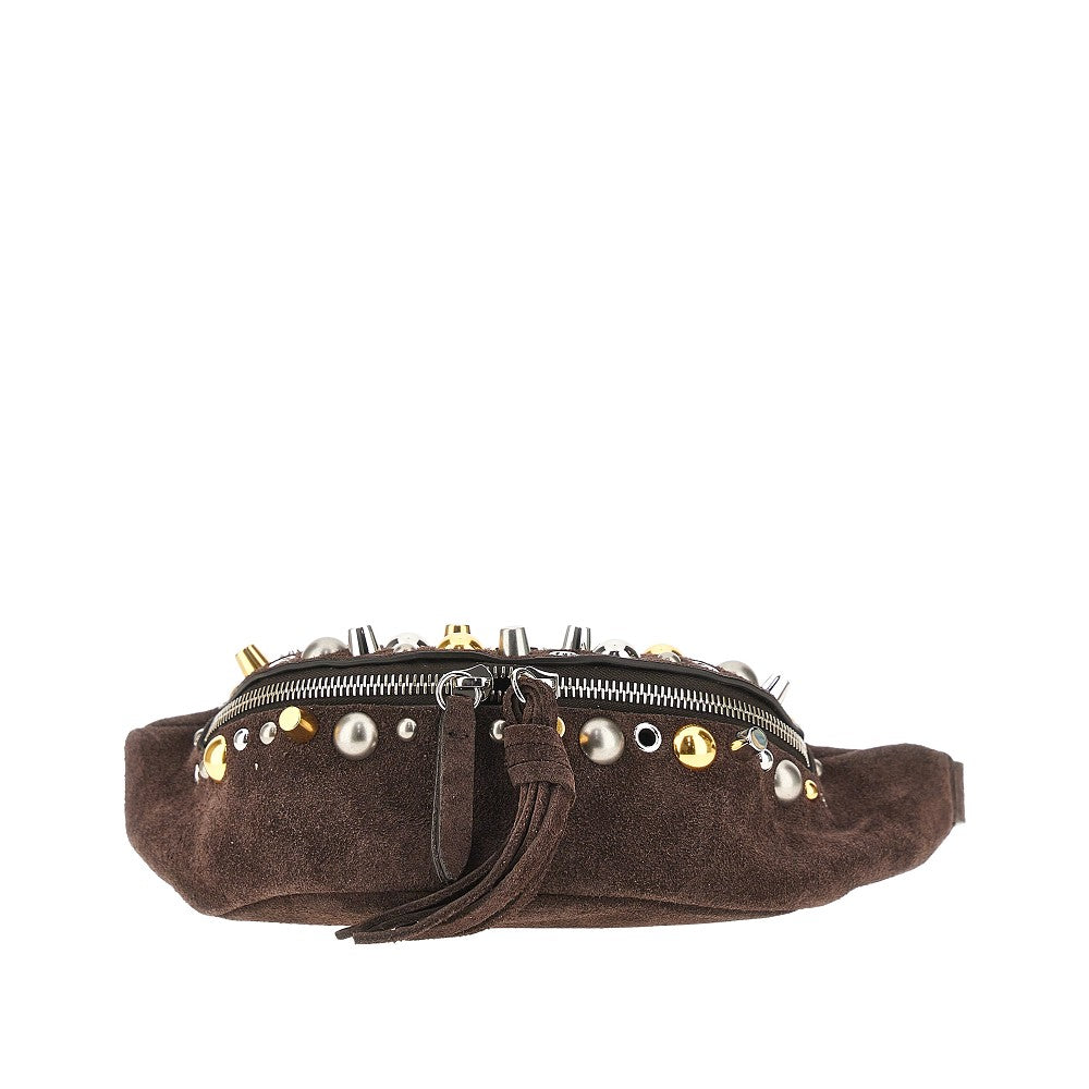 Suede leather 'Nellcôte' belt bag