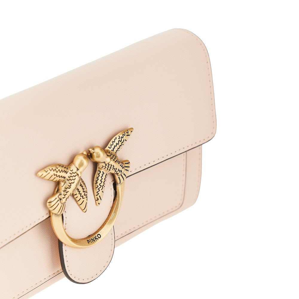 Clutch Love Bag One in pelle