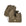 Nappa leather bucket bag with flower