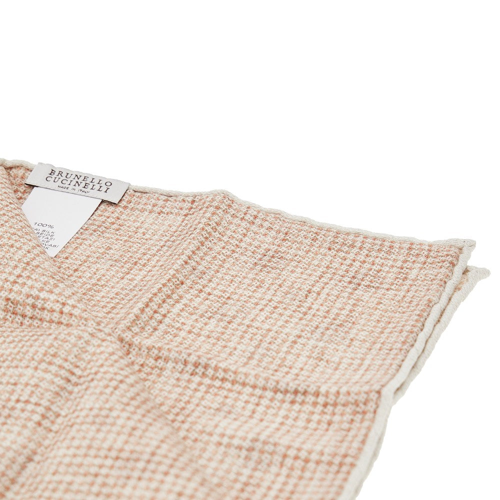 Pochette da taschino in seta jacquard