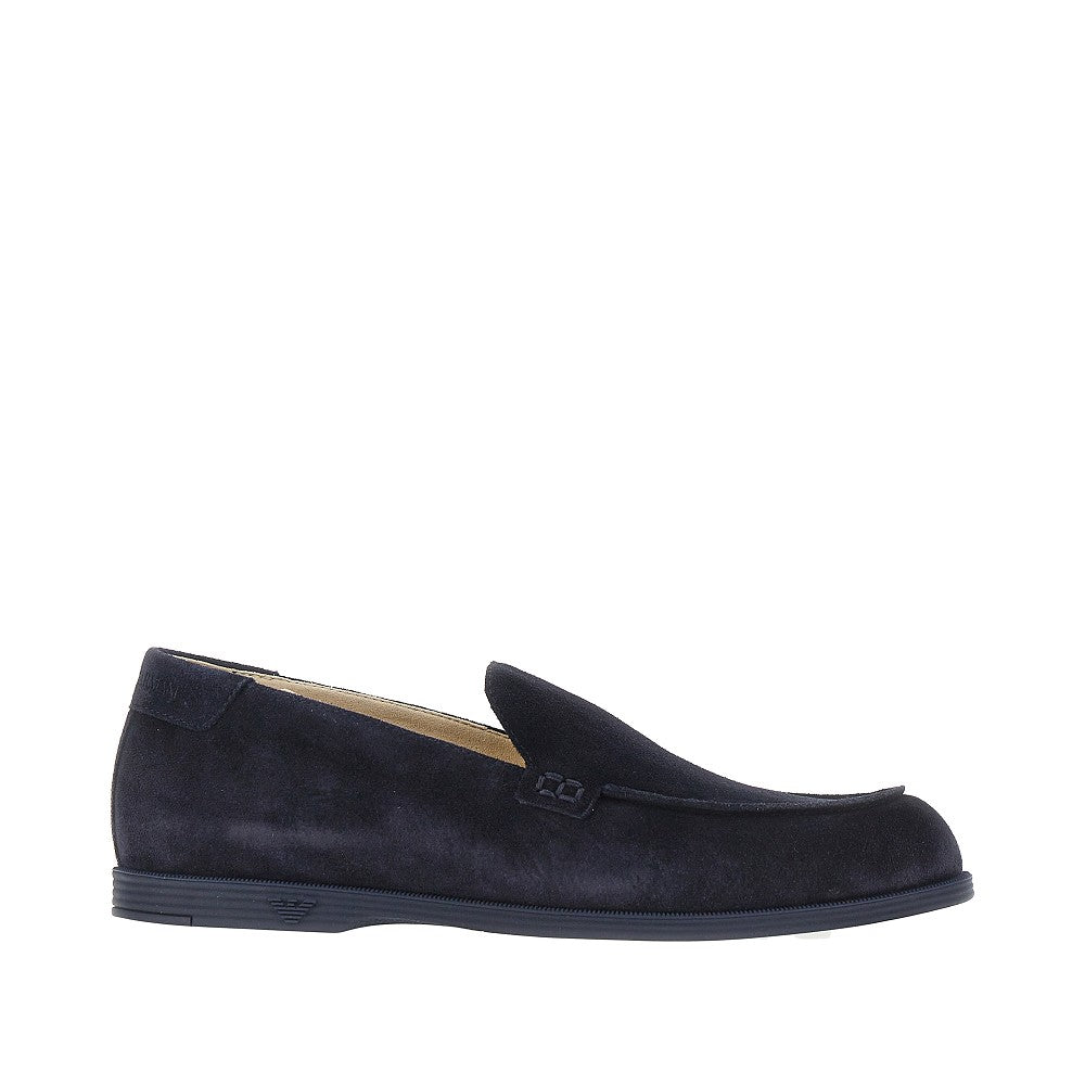 Suede leather loafers