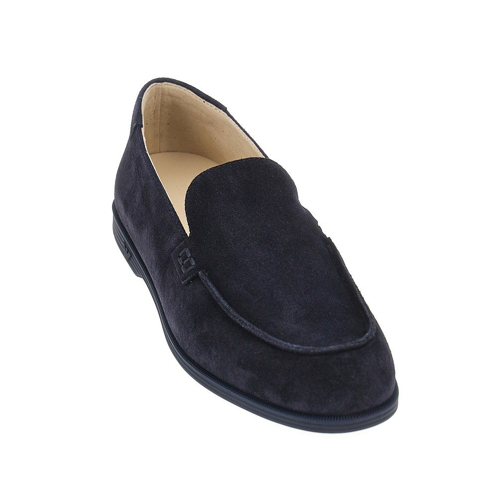 Suede leather loafers