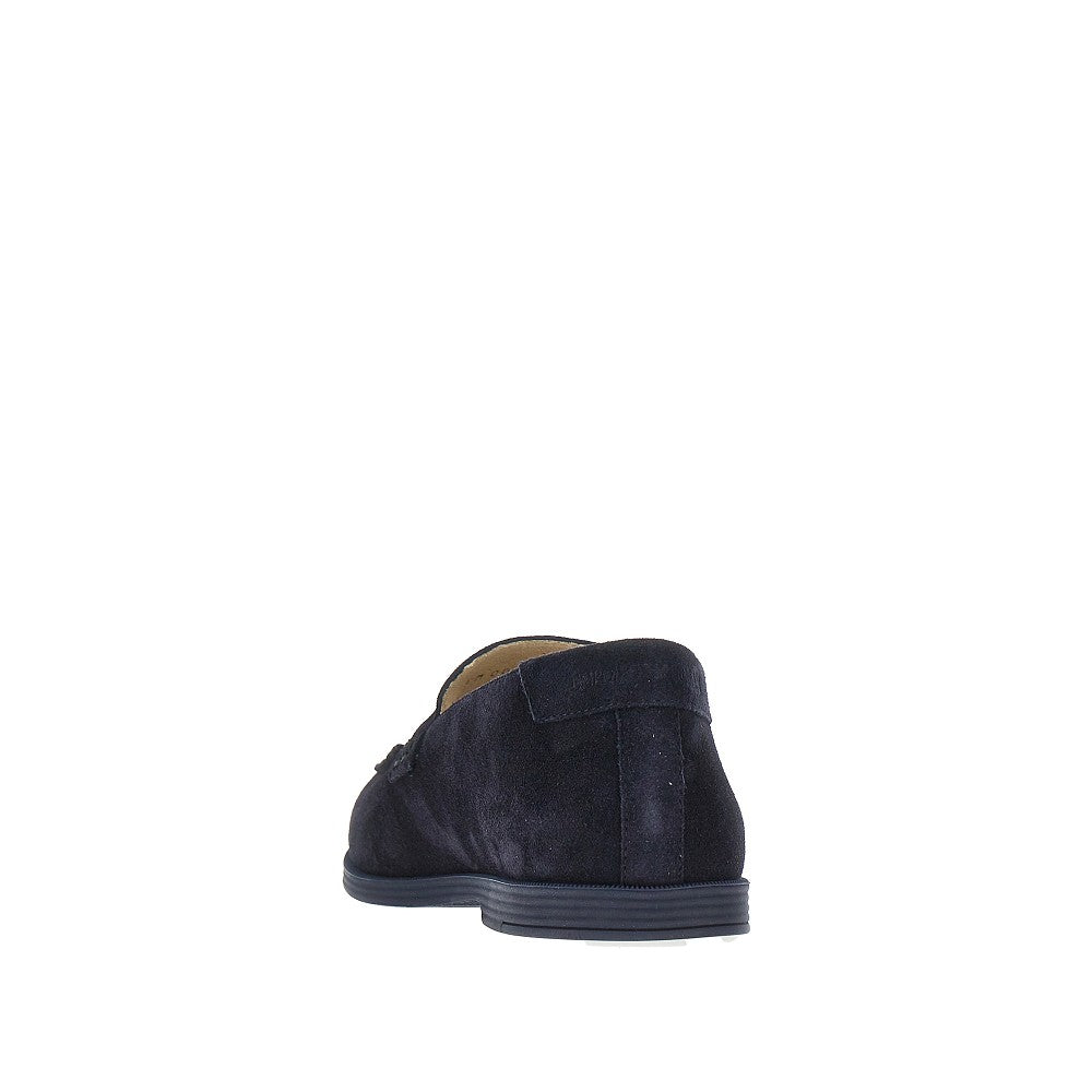 Suede leather loafers
