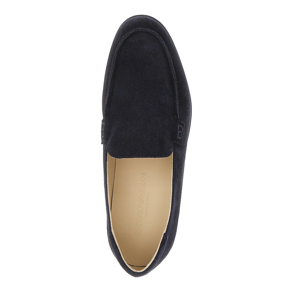 Mocassini in pelle scamosciata