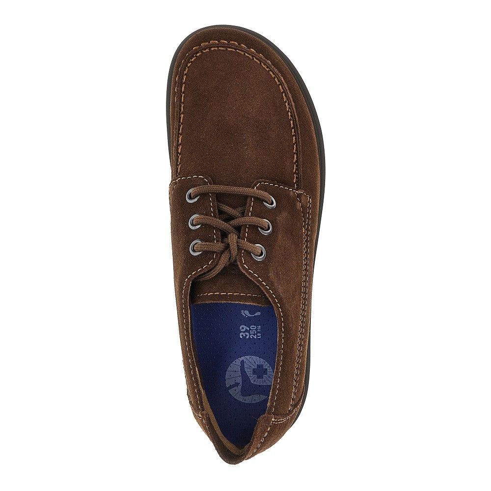 Stringate in suede