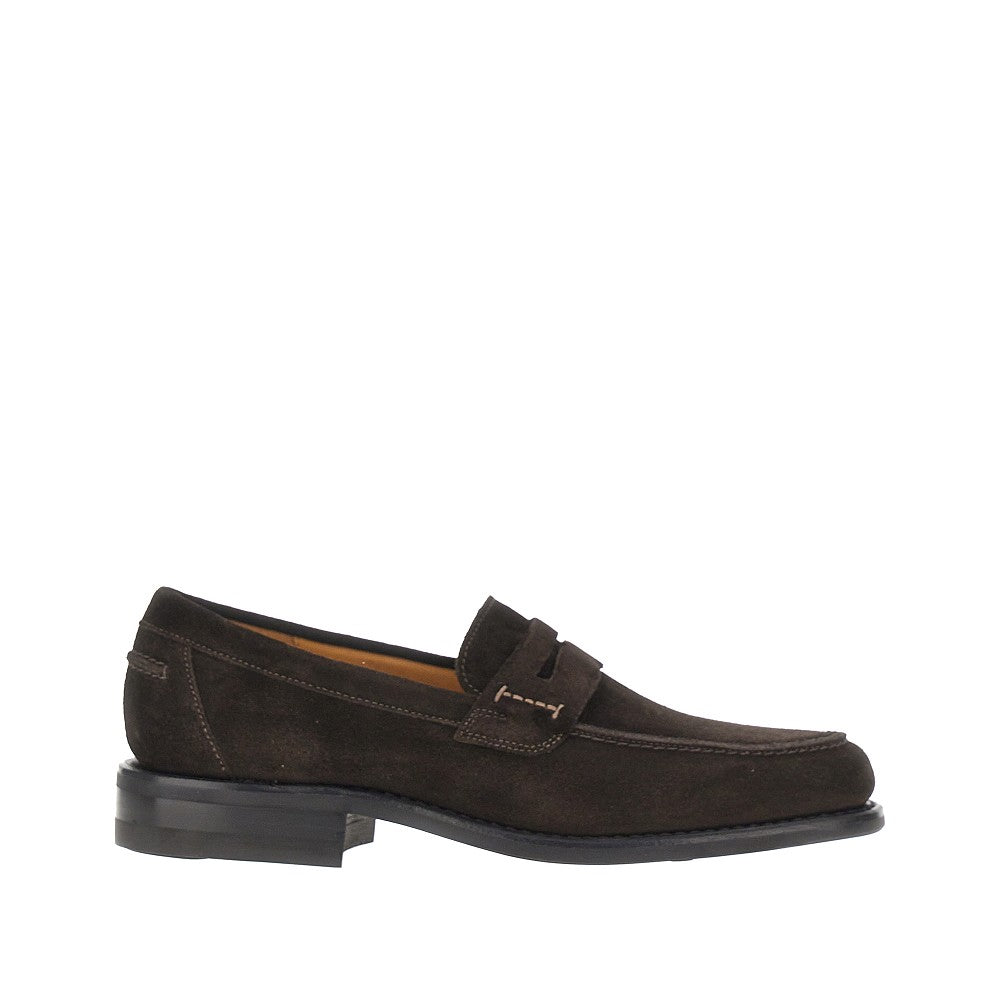 '356' suede leather penny loafers